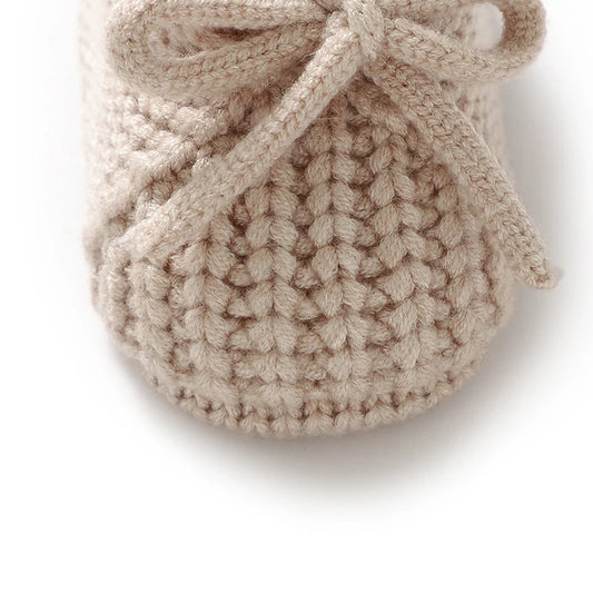Knitted Baby Booties Shoes