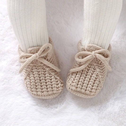 Knitted Baby Booties Shoes