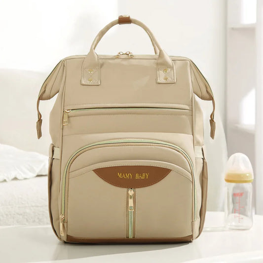 Multifunctional Waterproof Backpack Diaper Bag