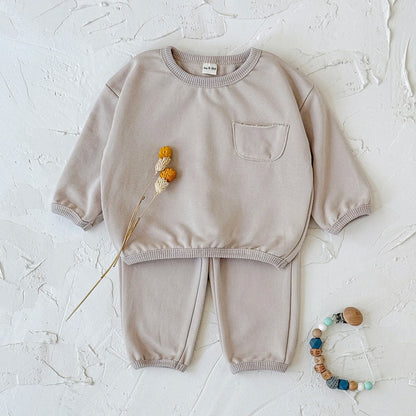New York Style Sweatshirt & Jogger Pants Set 2 Piece