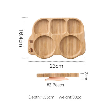 Baby Bamboo & Silicone Dinnerware Set