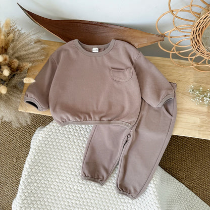 New York Style Sweatshirt & Jogger Pants Set 2 Piece