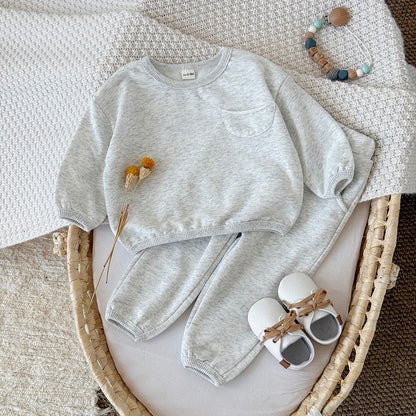 New York Style Sweatshirt & Jogger Pants Set 2 Piece
