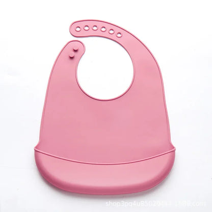 Adjustable Waterproof Silicone Baby Bib