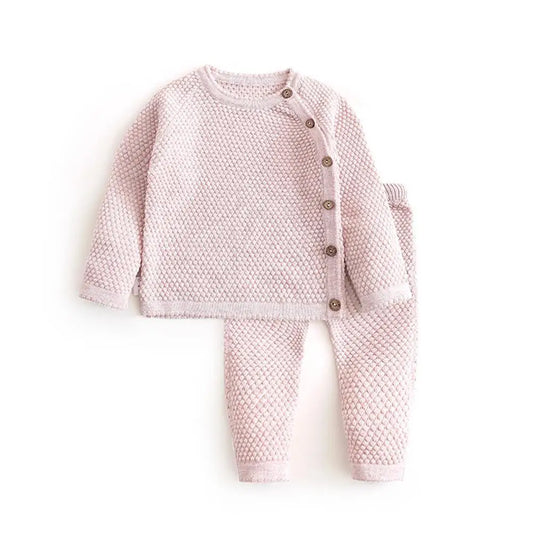 Casual Knitted Two Piece Set