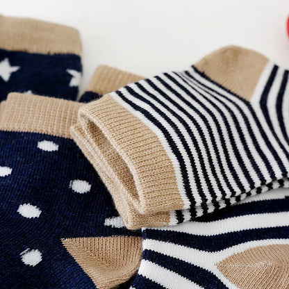 5 Pairs Ankle Toddler Socks Cotton Kids Socks – Soft & Durable