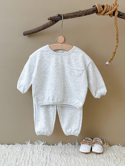 New York Style Sweatshirt & Jogger Pants Set 2 Piece