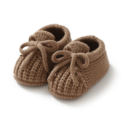 Knitted Baby Booties Shoes