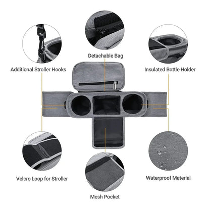 Stroller Caddy Phone and Bottle Holder Accessories