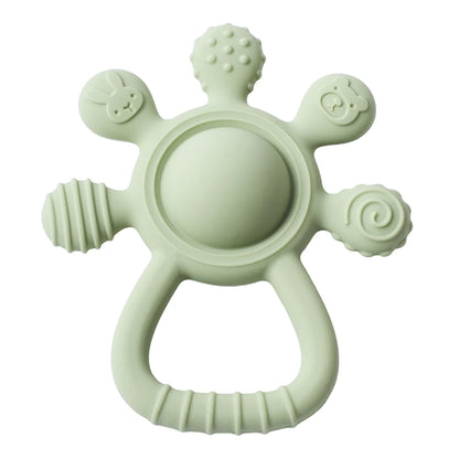 Silicone Teether Rattle & Sensory Toy