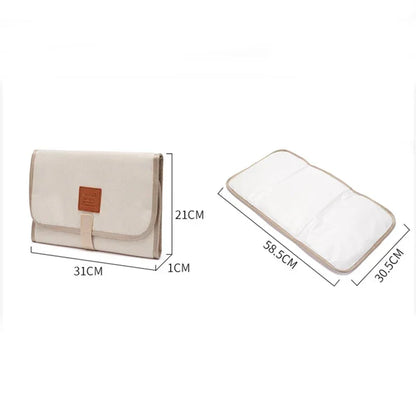 Diaper Travel Changing Mat- Waterproof Foldable Compact