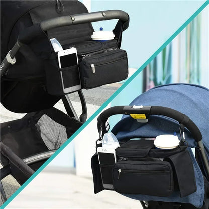 Stroller Caddy Phone and Bottle Holder Accessories